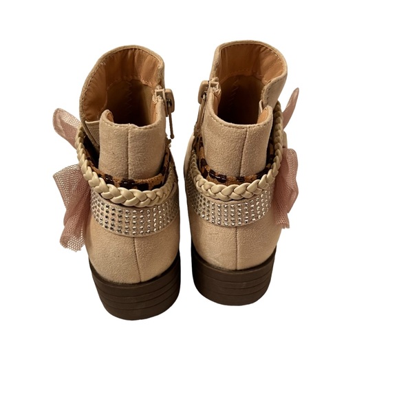 ZBY Animal Print Band Bow Round Toe Chunky Block Heel Shoe Size 10 NWOT - Picture 5 of 6